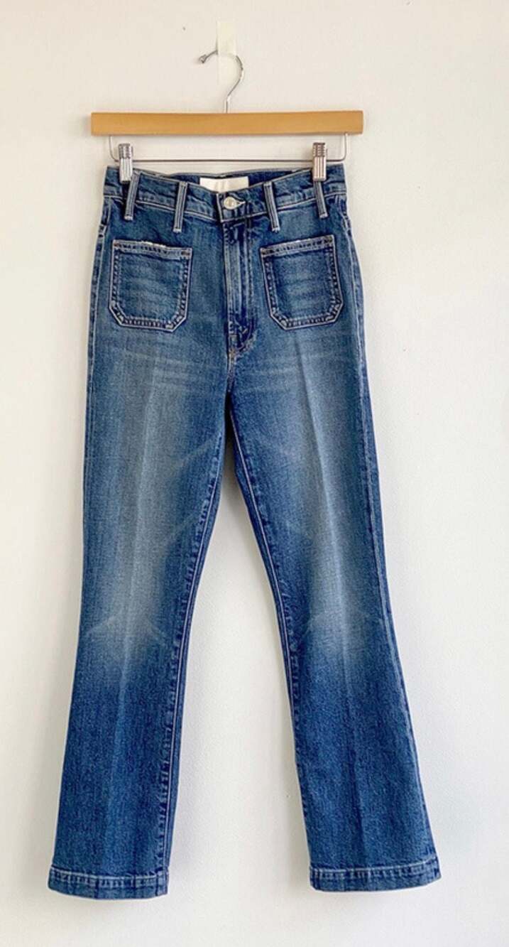 Mother Denim The Hustler Patch Pocket Jean size 25
